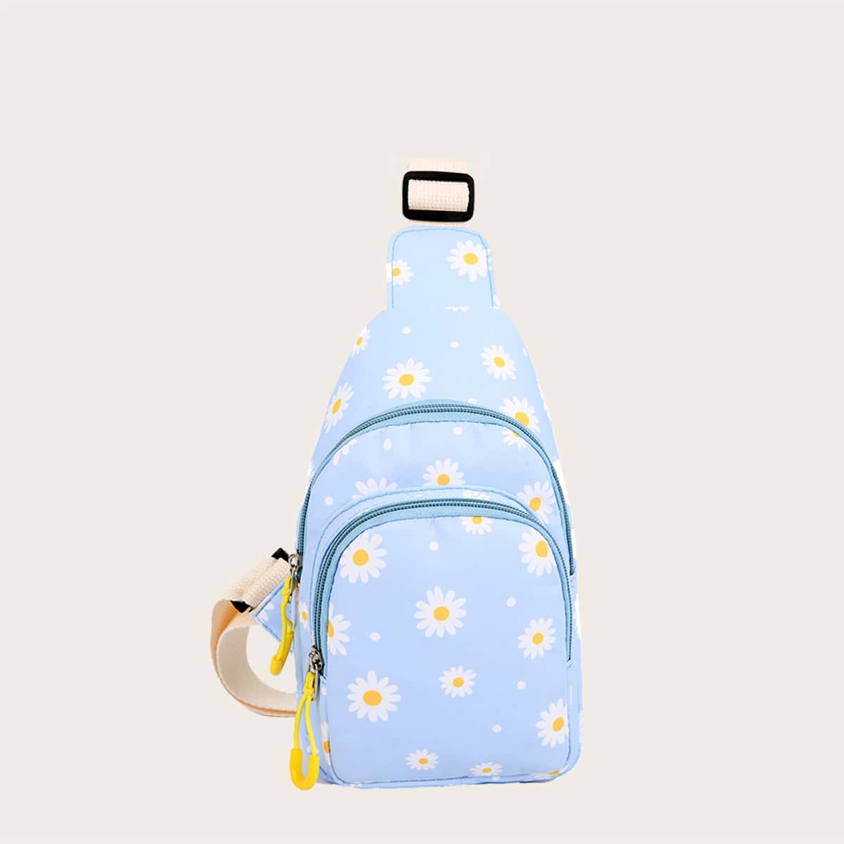 

Daisy Floral Sling Bag, Blue