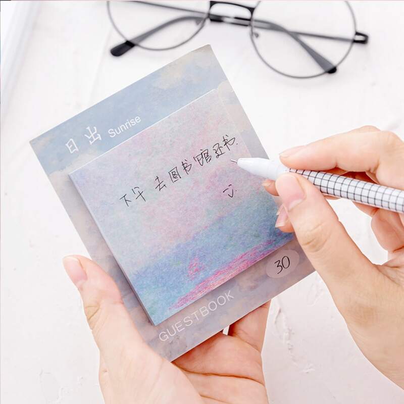 

30sheets Oil Printing Random Sticker, Multicolor