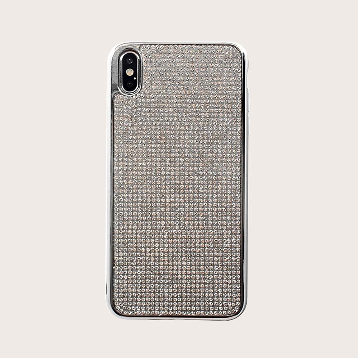 

Rhinestone iPhone Case, Silver
