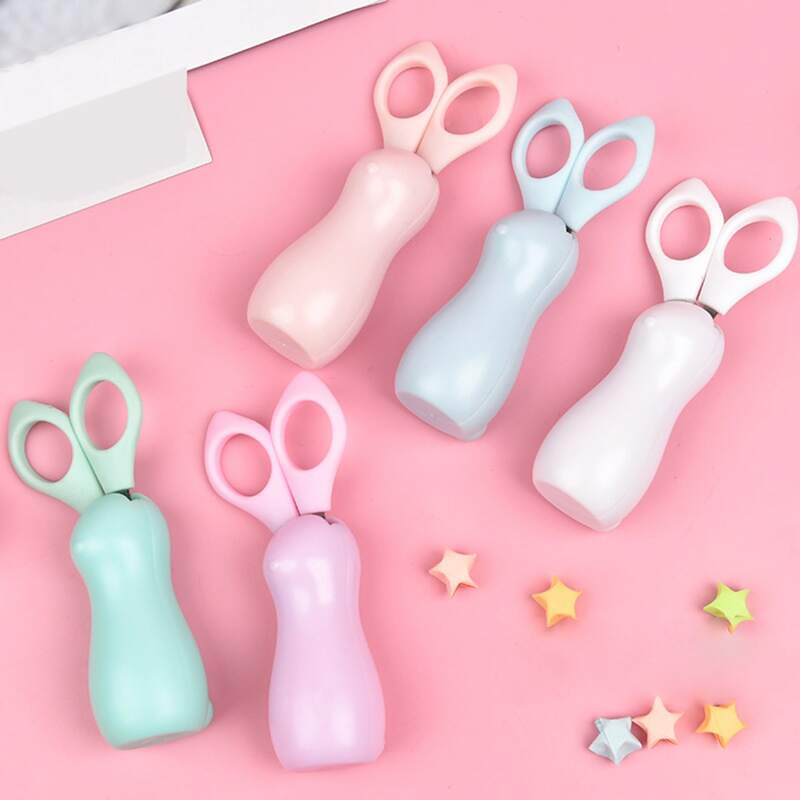 

1pc Mini Portable Random Art Scissor, Multicolor
