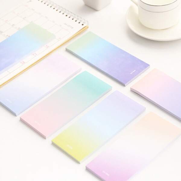 

2pack Ombre Random Sticky Note, Multicolor