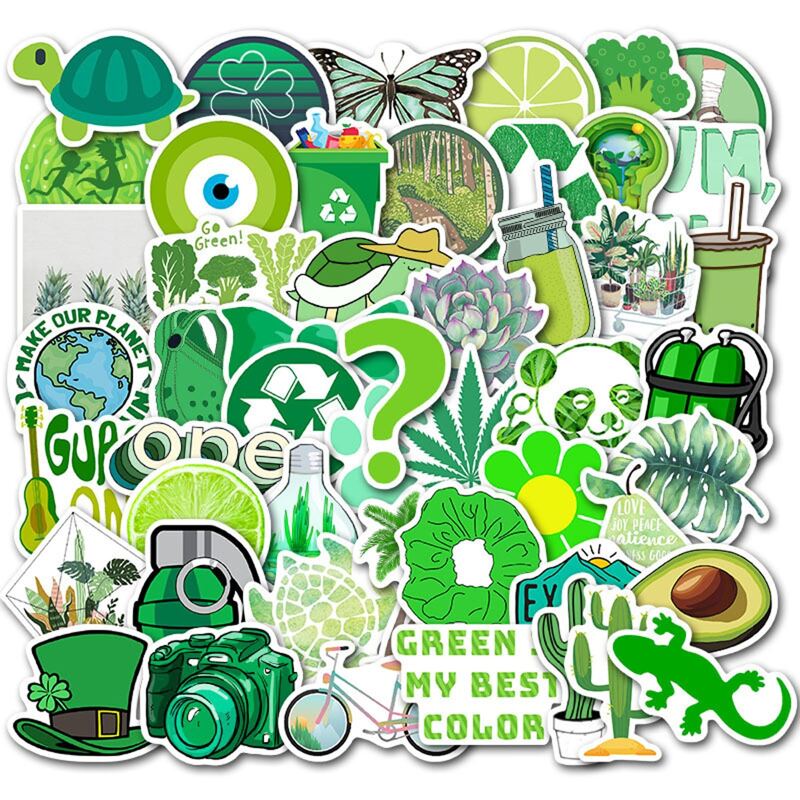 

50pcs Mixed Pattern Sticker, Multicolor