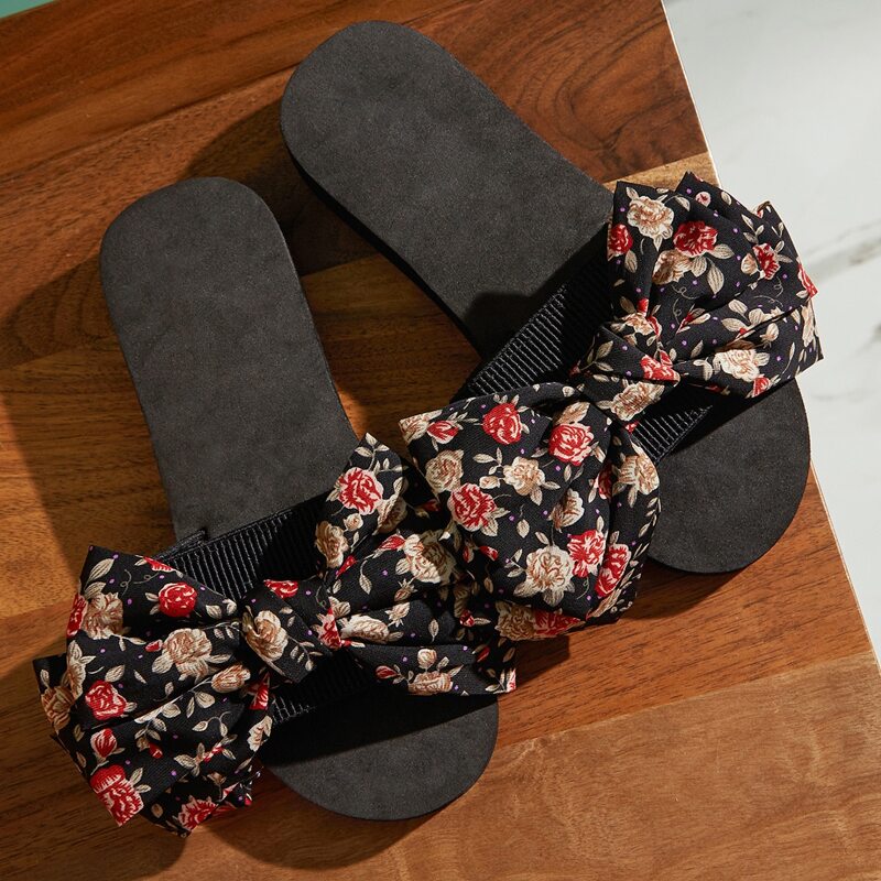 

Floral Bow Decor Sliders, Multicolor