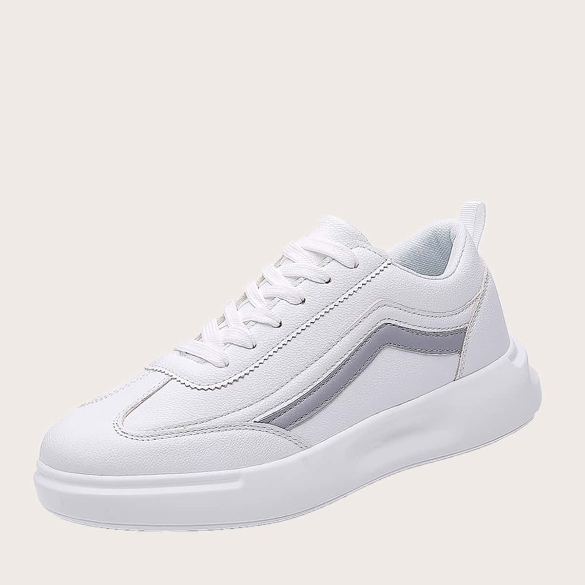 

Guys Lace-up Front Skate Shoes, White