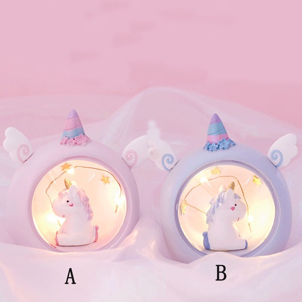 

1pc Cartoon Unicorn Design Night Light, Multicolor