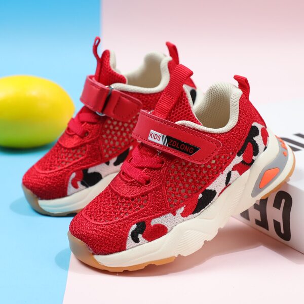 

Toddler Boys Lace-up Front Low Top Sneakers, Red