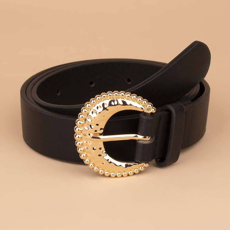

Moon Buckle Belt, Black