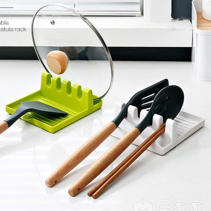 

1pc Cooking Utensil Rest, Multicolor
