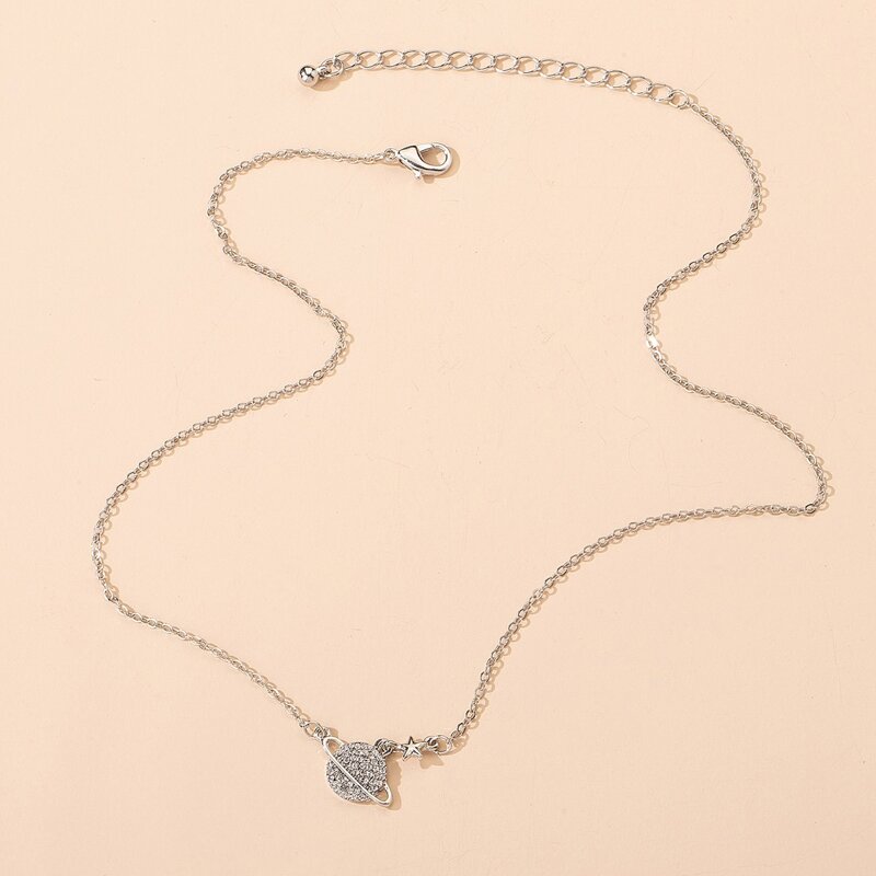 

Plant Charm Necklace, Silver
