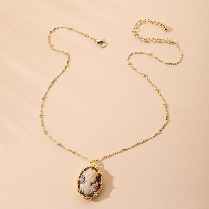 

Figure Charm Necklace, Multicolor