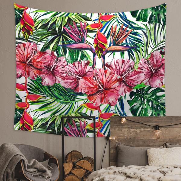 

Flower Print Tapestry, Multicolor