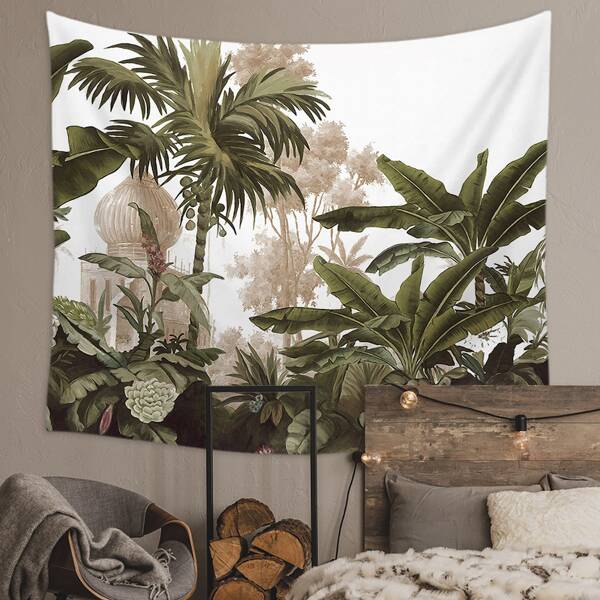 

Tree Print Tapestry, Multicolor