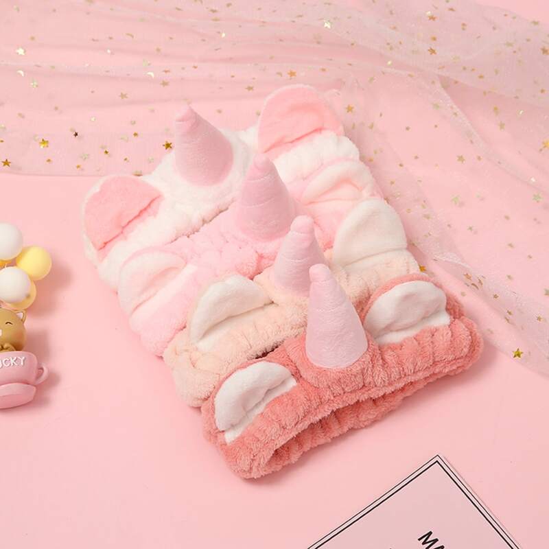 

1pc Cartoon Bath Headband, Multicolor
