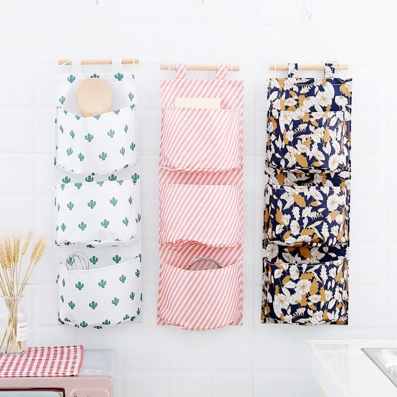 

1pc Hanging Storage Bag, Multicolor