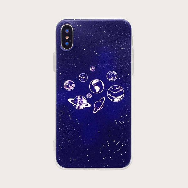

Чехол для iPhone от Planet Print, Темно-синий