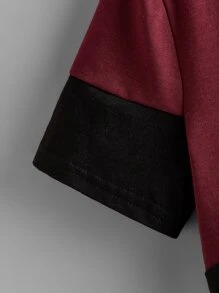 SHEIN Boys Colourblock Short Sleeve Tee - Multicolor - View 3