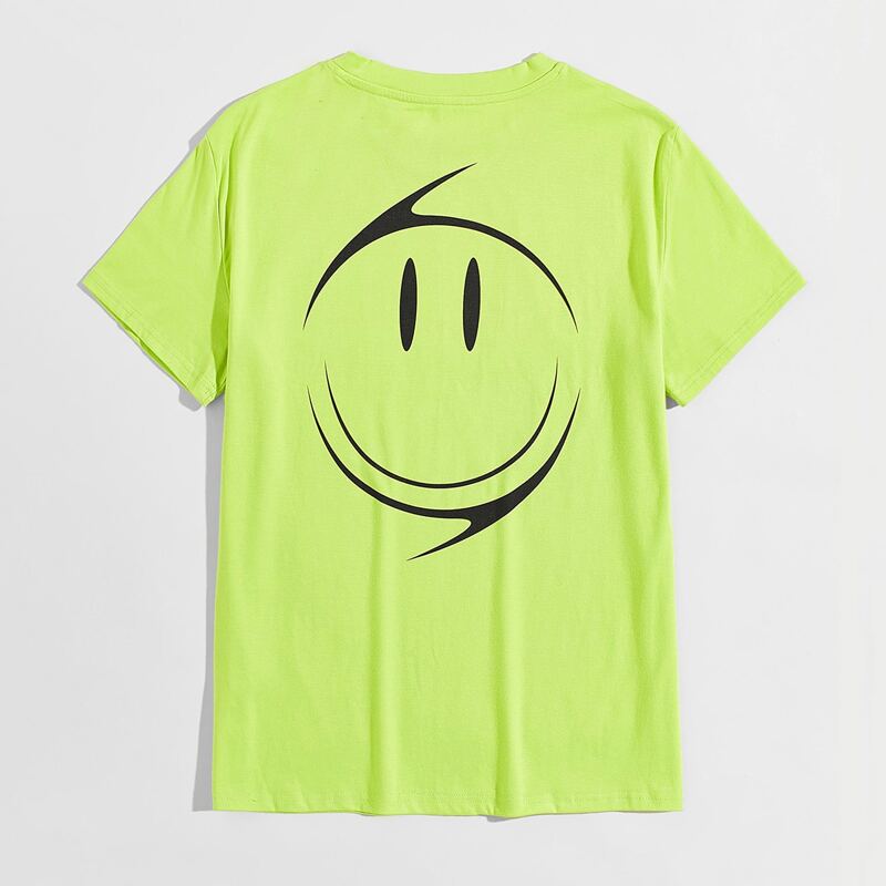 

Guys Smile Back Tee, Green bright