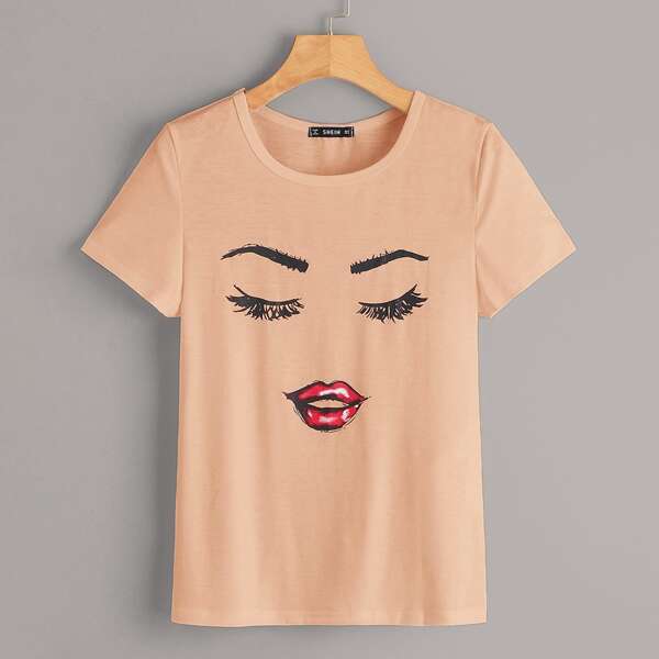 

Figure Graphic Tee, Orange