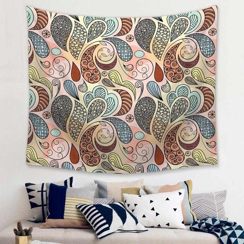 

Paisley Print Tapestry, Multicolor