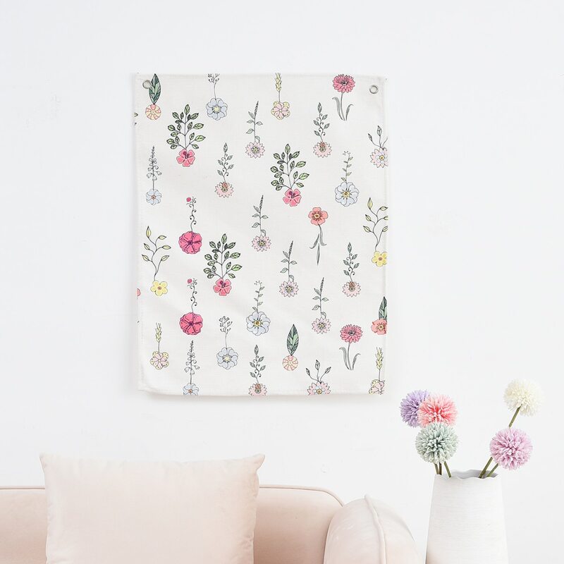 

Floral Print Wall Hanging Cloth, Multicolor