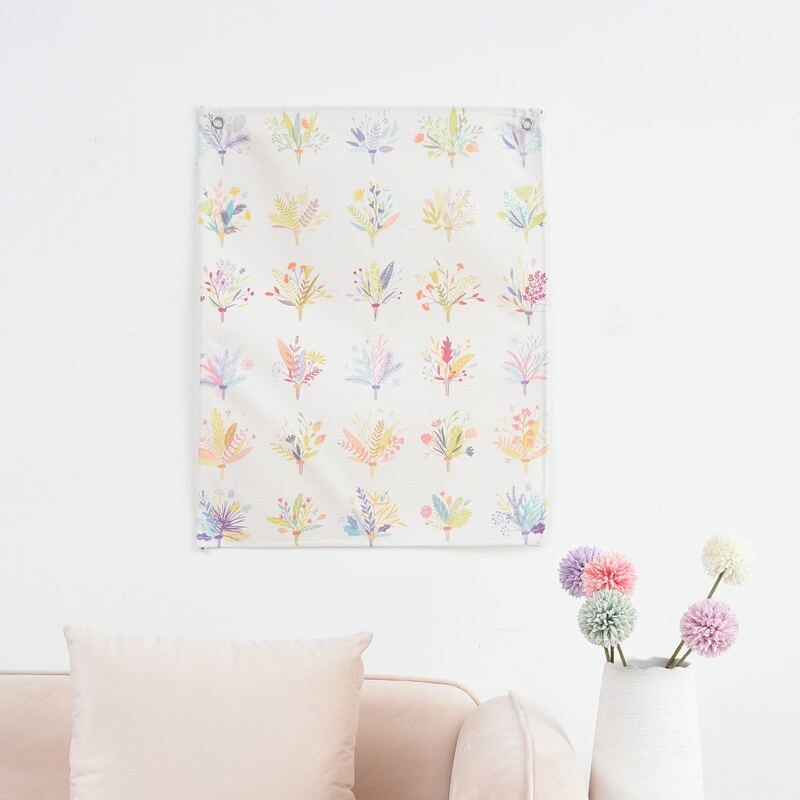 

Floral Print Wall Hanging Cloth, Multicolor