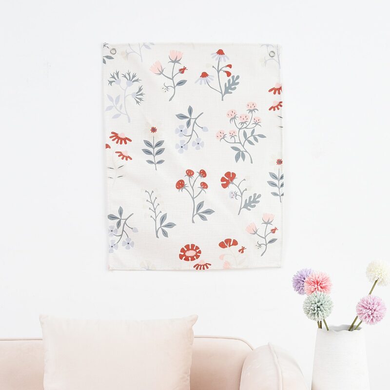 

Floral Print Wall Hanging Cloth, Multicolor