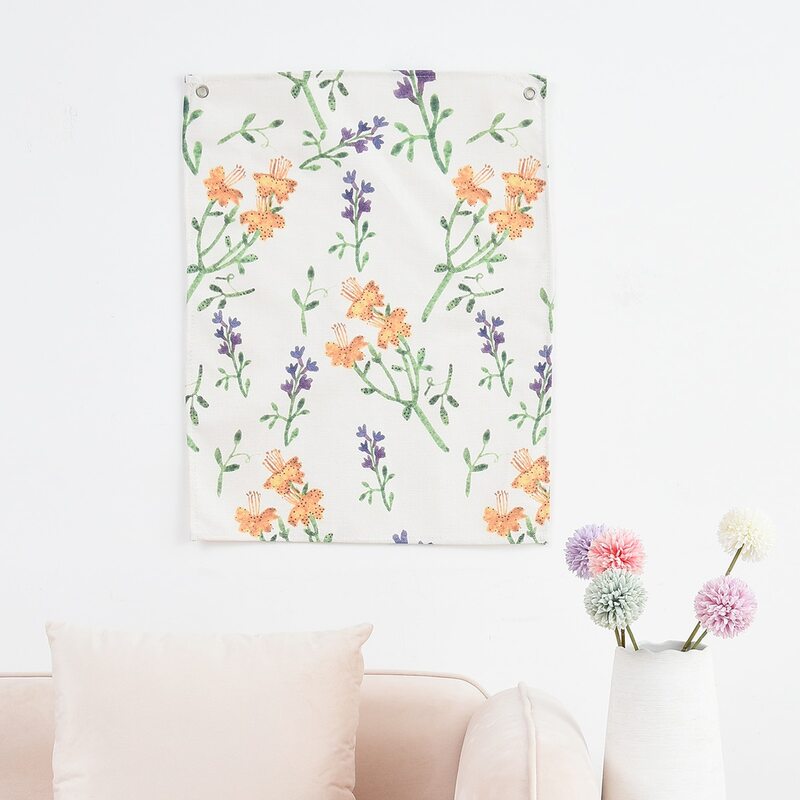 

Floral Print Wall Hanging Cloth, Multicolor