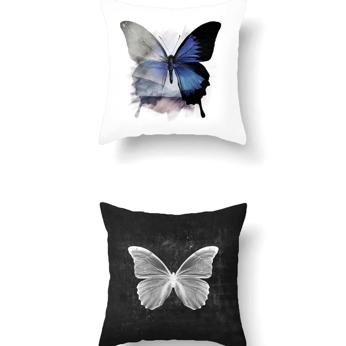 

1pc Butterfly Print Cushion Cover, Multicolor