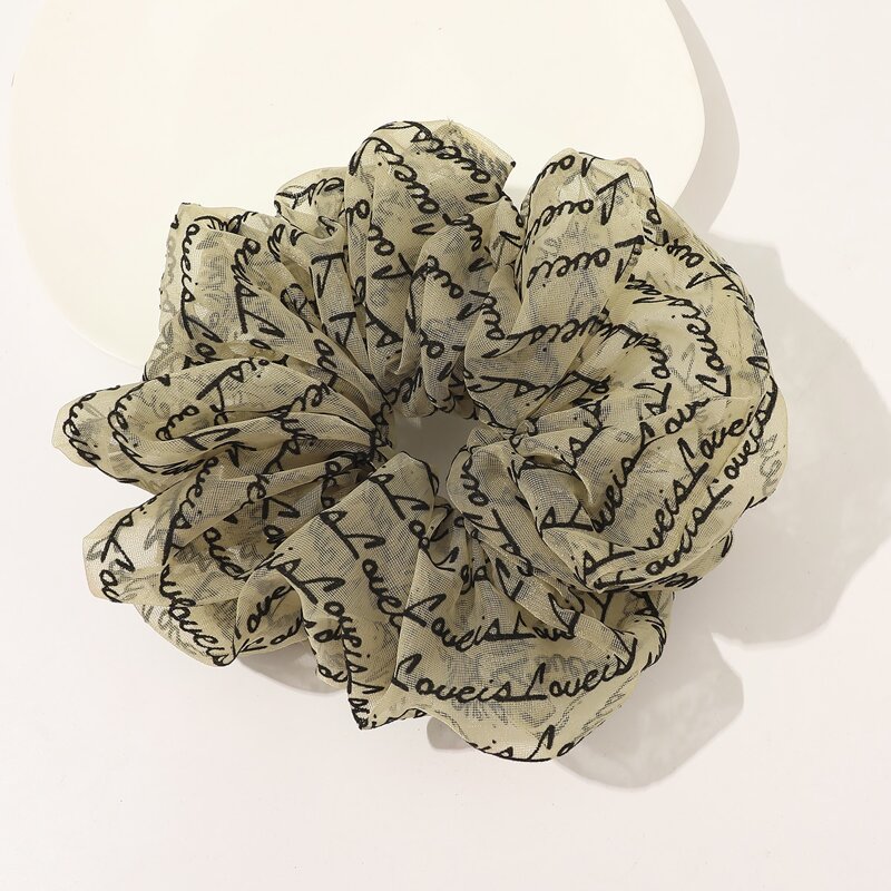 

Letter Graphic Scrunchie, Multicolor