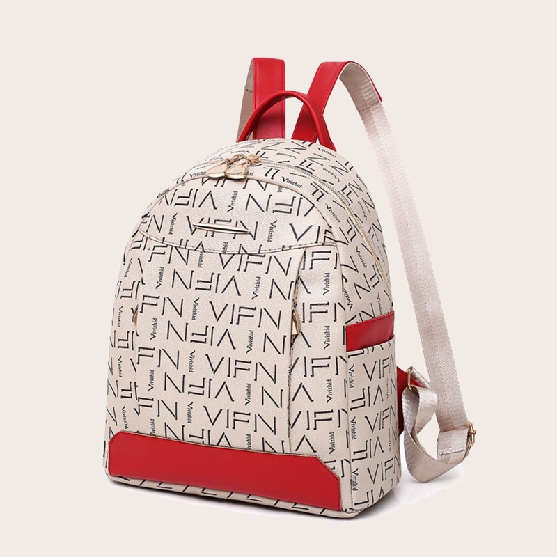 

Letter Graphic Backpack, Multicolor