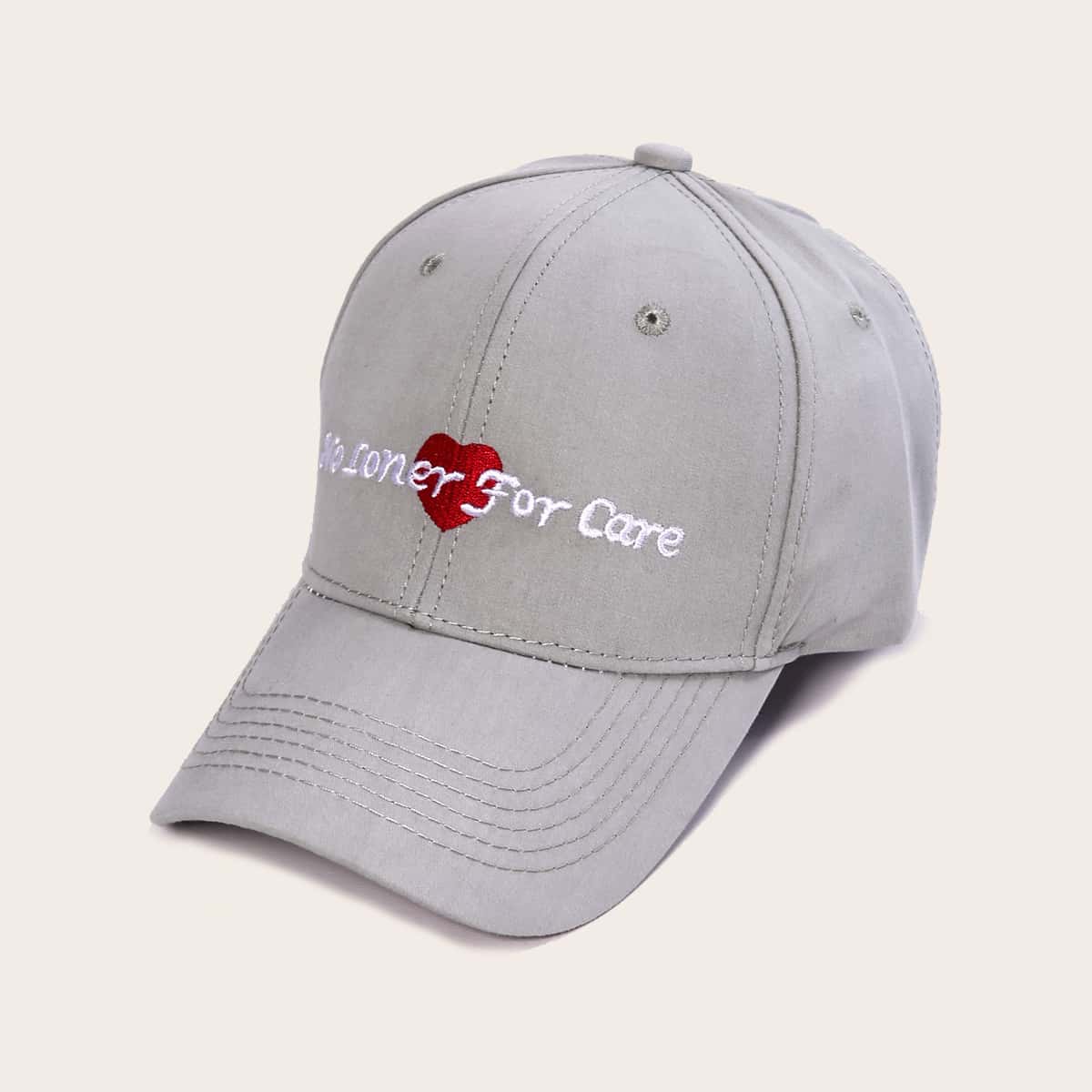

Guys Embroidered Baseball Cap, Grey