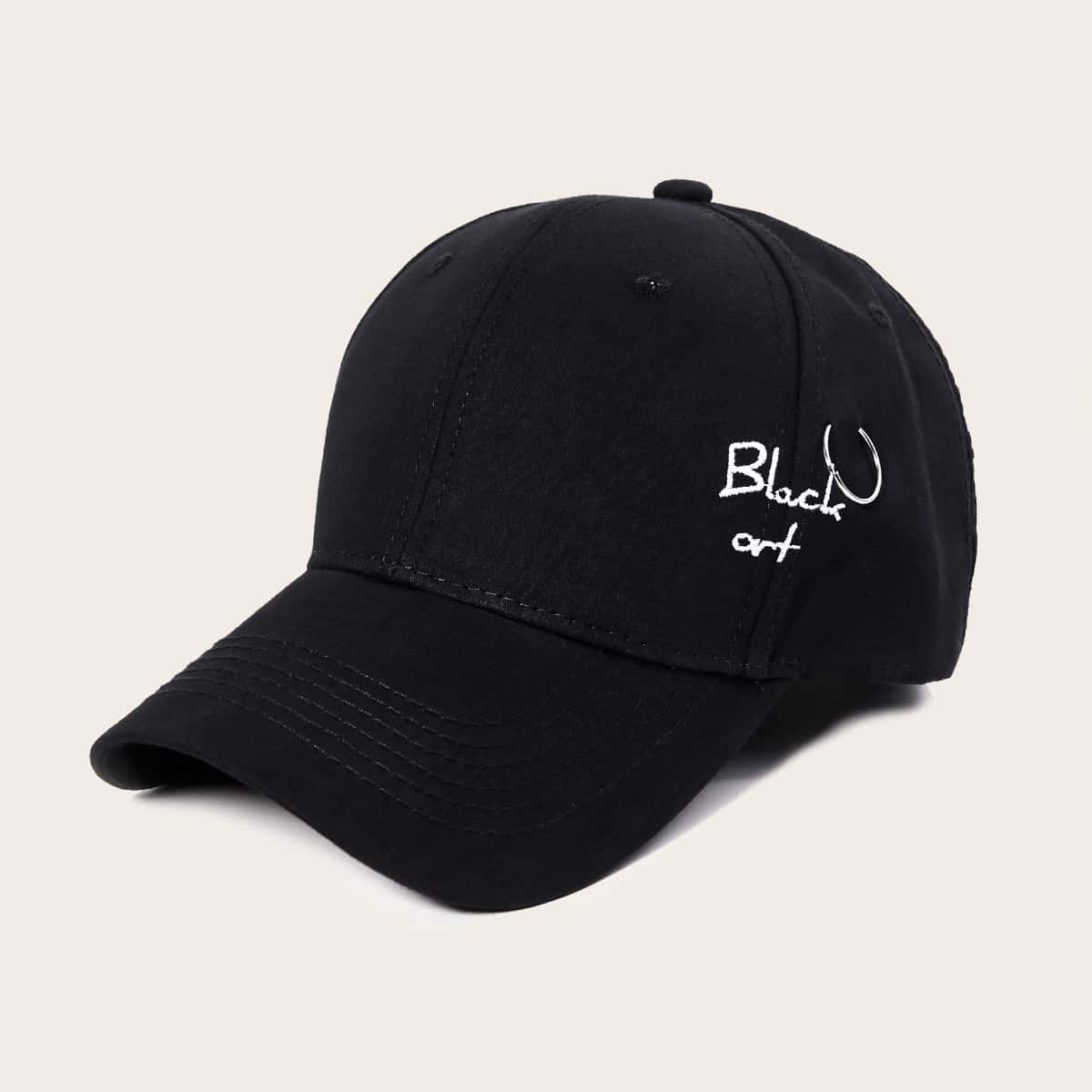 

Guys Embroidered Baseball Cap, Black