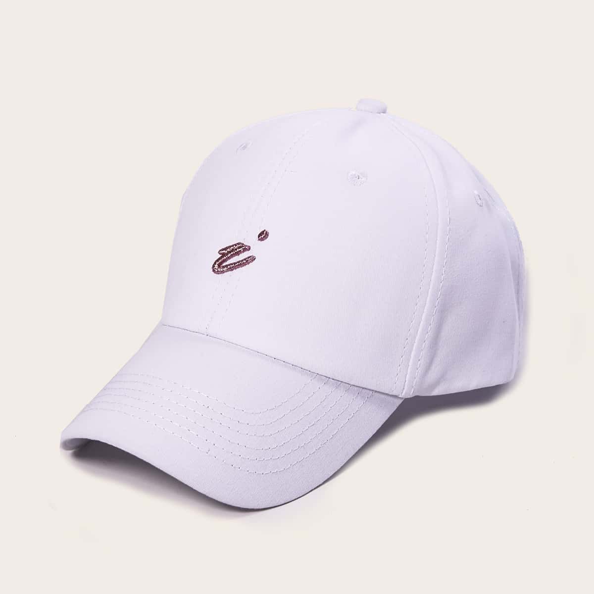 

Guys Embroidered Baseball Cap, White