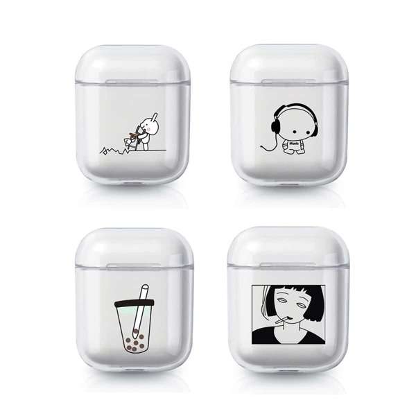 

Cartoon Pattern AirPods Case, Multicolor