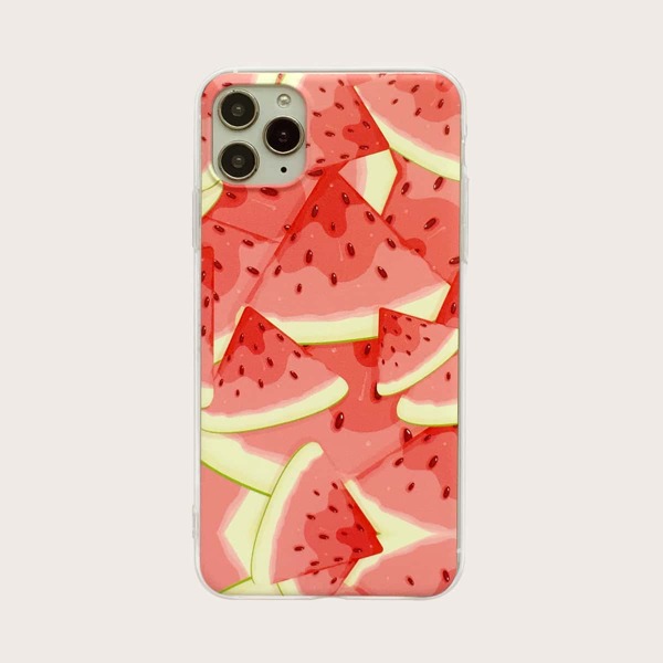 

Чехол для iPhone с принтом арбуза, Многоцветный
