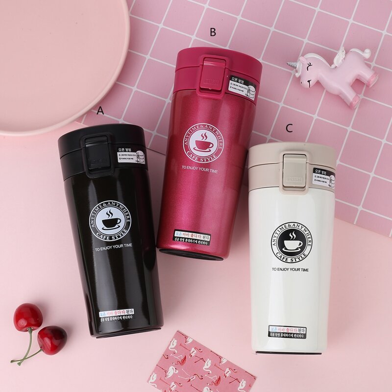 

1pc Cup Print Vacuum Cup, Multicolor