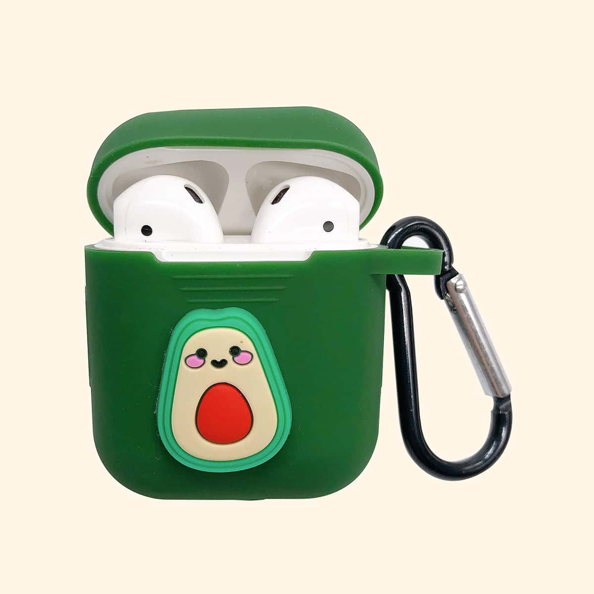 

Fruit Pattern AirPods Case, Green