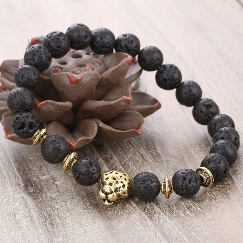 

Guys Animal Beaded Bracelet, Multicolor