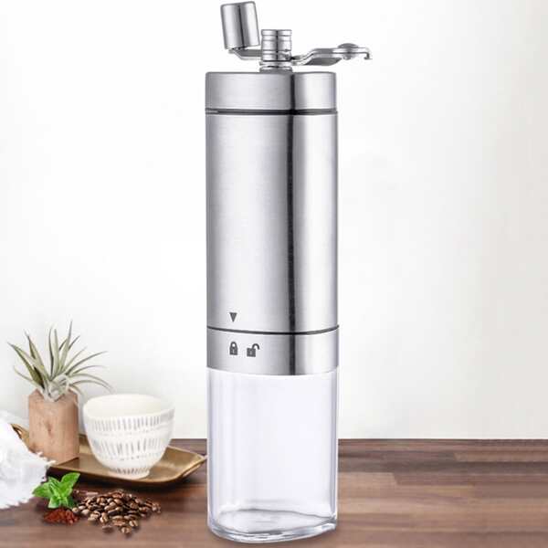 

Stainless Steel Coffee Grinder, Silver