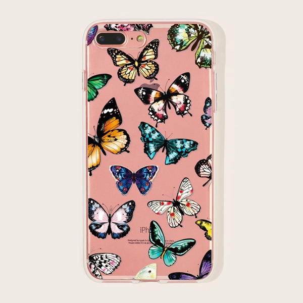 

Чехол для iPhone с принтом бабочки, Многоцветный