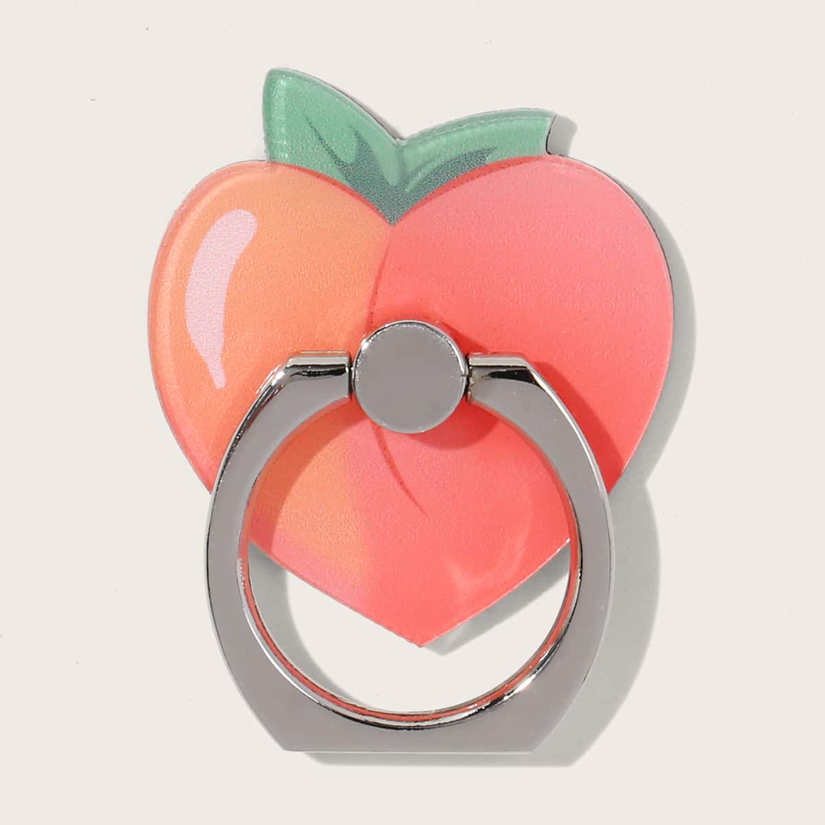 

Peach Shaped Phone Ring, Pink