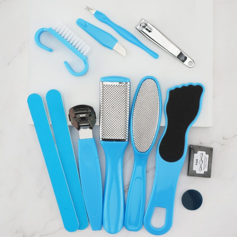 

12pcs Manicure Pedicure Tool, Blue