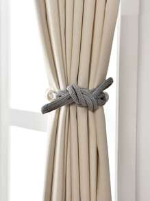 1pc Beaded Curtain Tie Back, Faux Pearl Decor Curtain Holdback For Home Decor - Multicolor - View 3