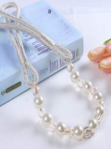 1pc Beaded Curtain Tie Back, Faux Pearl Decor Curtain Holdback For Home Decor - Multicolor - View 6