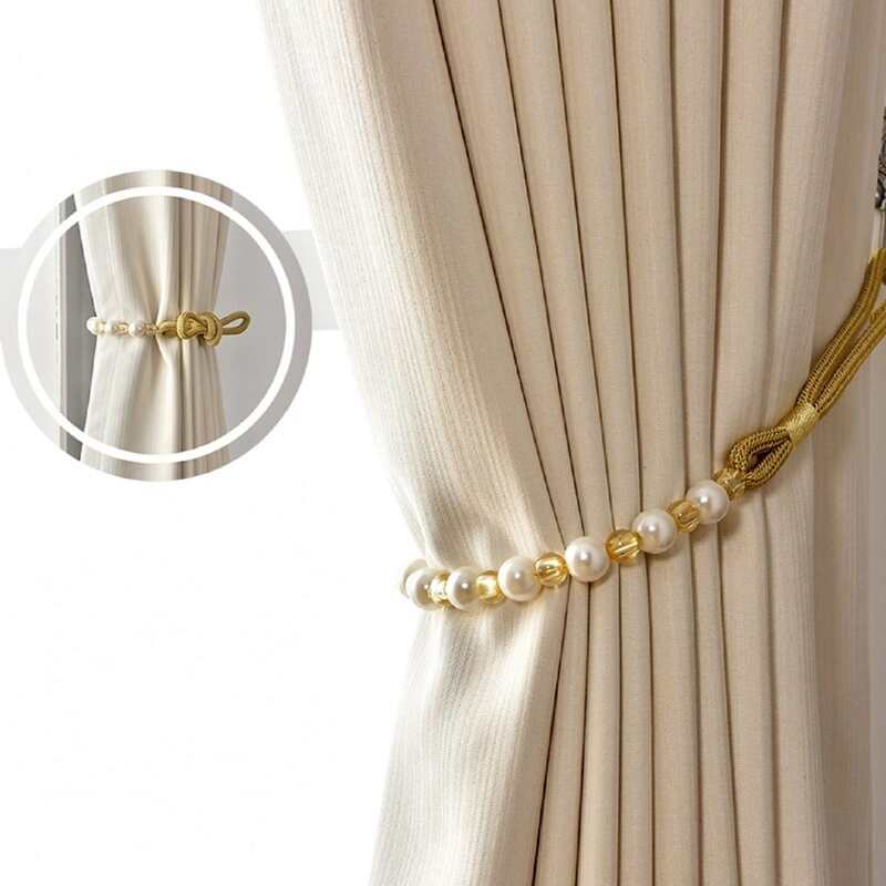 

1pc Beaded Curtain Tie Back, Multicolor