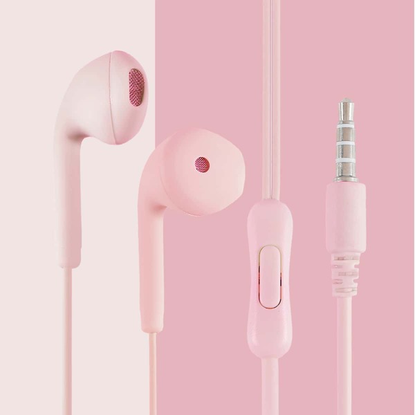 

Однотонные наушники-вкладыши, Розовые