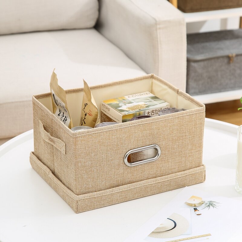 

Foldable Storage Box, Beige