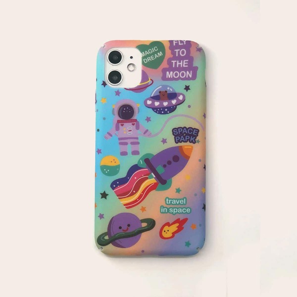 

Чехол для iPhone с мультяшным принтом, Многоцветный