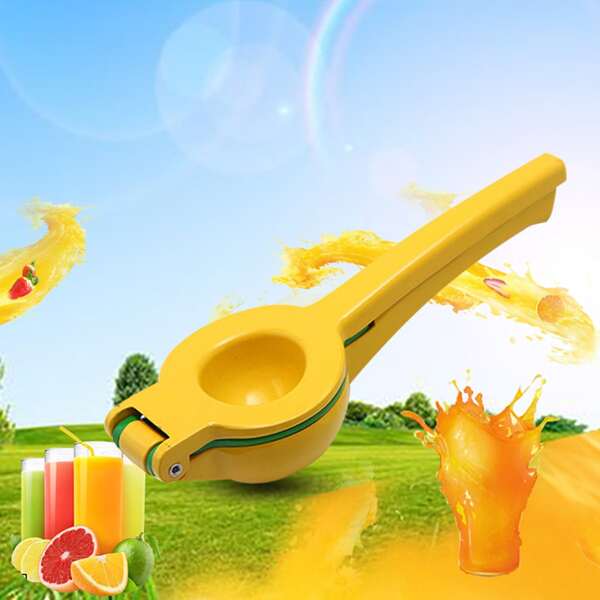 

Aluminium Alloy Manual Lemon Juicer, Yellow