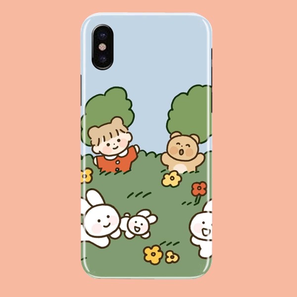 

Чехол для iPhone с мультяшным принтом, Многоцветный